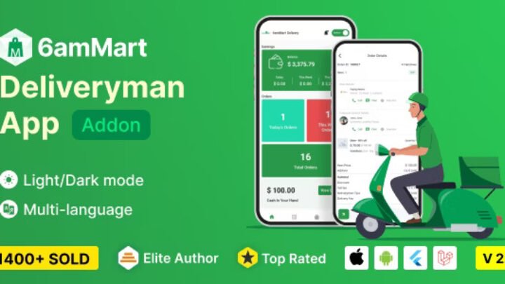 6amMart delivery man app
