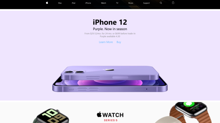 Apple Frontend Website Clone 2021 [ Only For Knowlege  Purpose ]