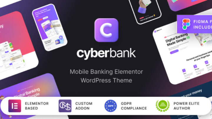 Cyberbank WordPress Theme Free Download v1.2.0 (Business and Finance)