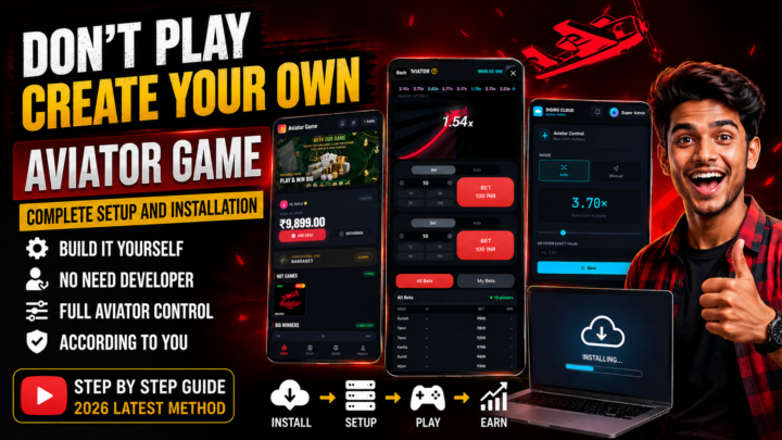 Aviator Game Source Code by DigiRG Cloud – Complete Setup & Installation with Full Admin Control