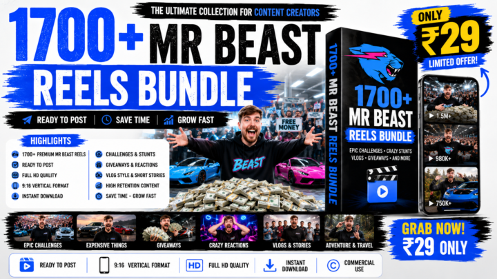 Ultimate 1700-Mr Beast Reels Bundle
