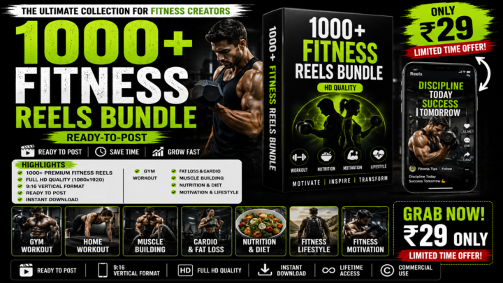 1000+Fitness & GYM reels
