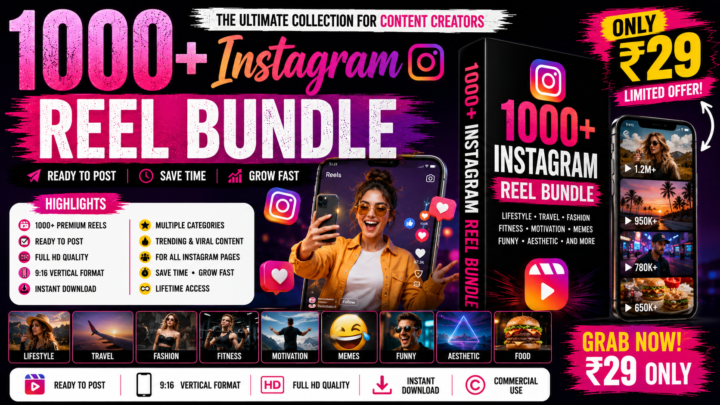 1000+ instagram reel bundle